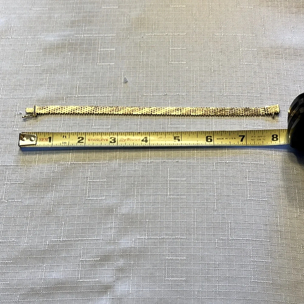 VINTAGE GOLD PLATED BRACELET - Picture 6 of 7